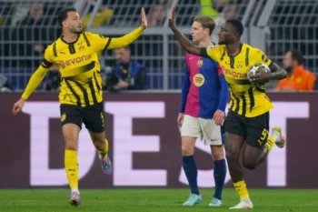 Barca through to Champions League semis despite Guirassy hat-trick