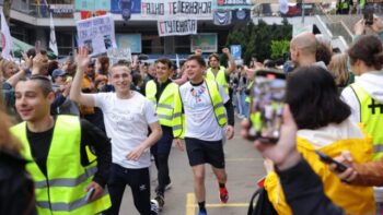 Message to Europe: Serbian Student Protesters Begin Ultramarathon to Brussels