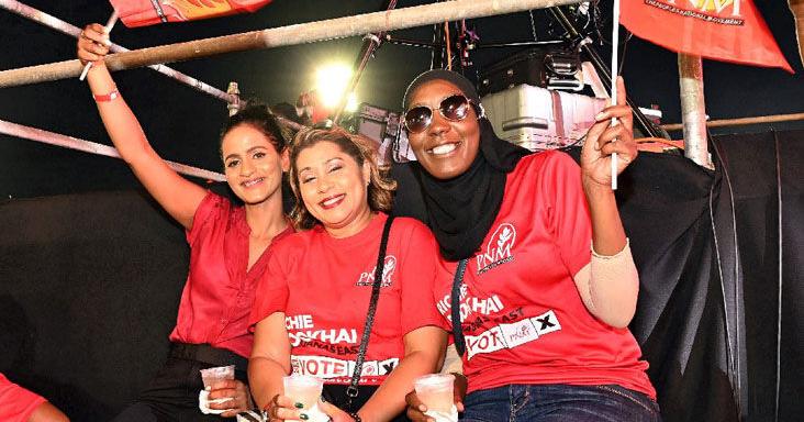 Show of passion at big red rally | Local News | trinidadexpress.com