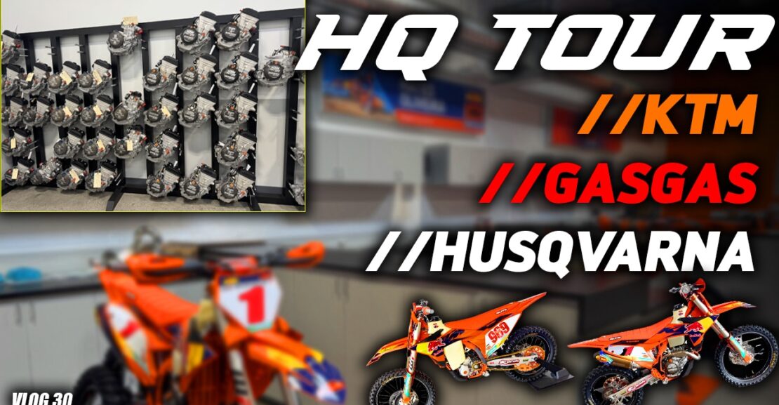 KTM/GASGAS/HUSQVARNA BUILDING TOUR – DIRT BIKE VLOG 30