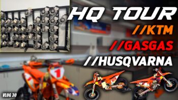 KTM/GASGAS/HUSQVARNA BUILDING TOUR – DIRT BIKE VLOG 30