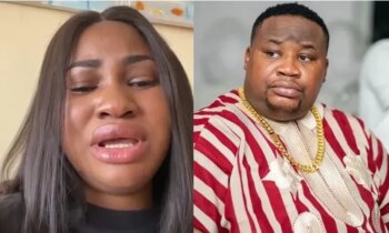 Anywhere I see you in this world, we go hold each other – Cubana Chiefpriests alleged baby mama threatens him