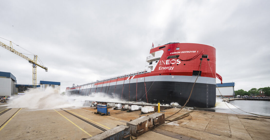 Wagenborg, INEOS launch first offshore CO2 carrier built in Europe