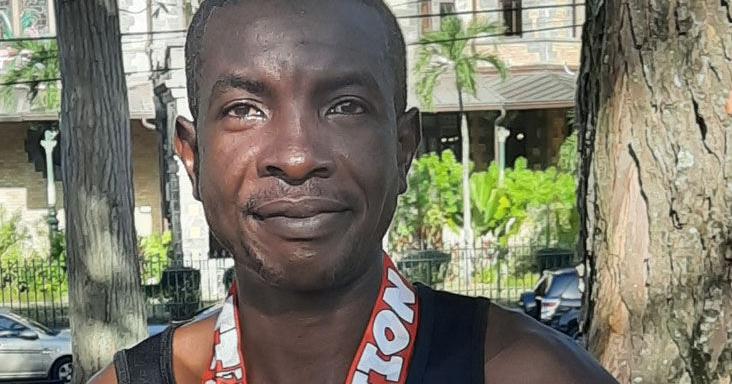 Ekesa runs in Midnight Marathon