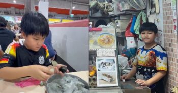 ‘I can peel 3 to 5 eggs in a minute’: 12-year-old boy helps out at grandma’s porridge stall in Holland Drive Food Centre , Singapore News
