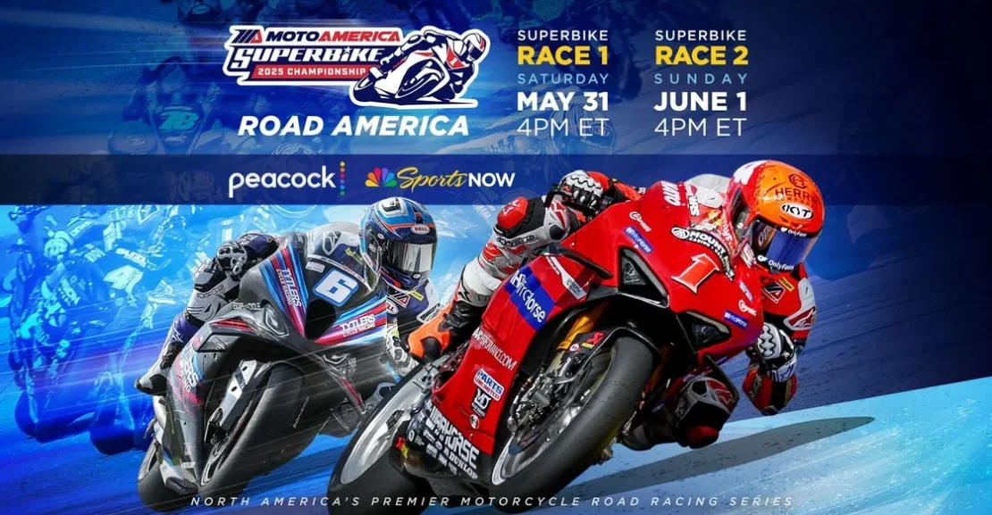 MotoAmerica Superbike Races To Stream Live On Peacock And The NBC Sports NOW