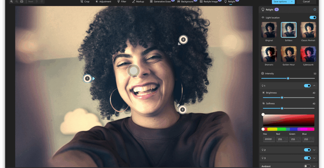 Microsoft’s Photos app just got a surprisingly cool AI lighting feature