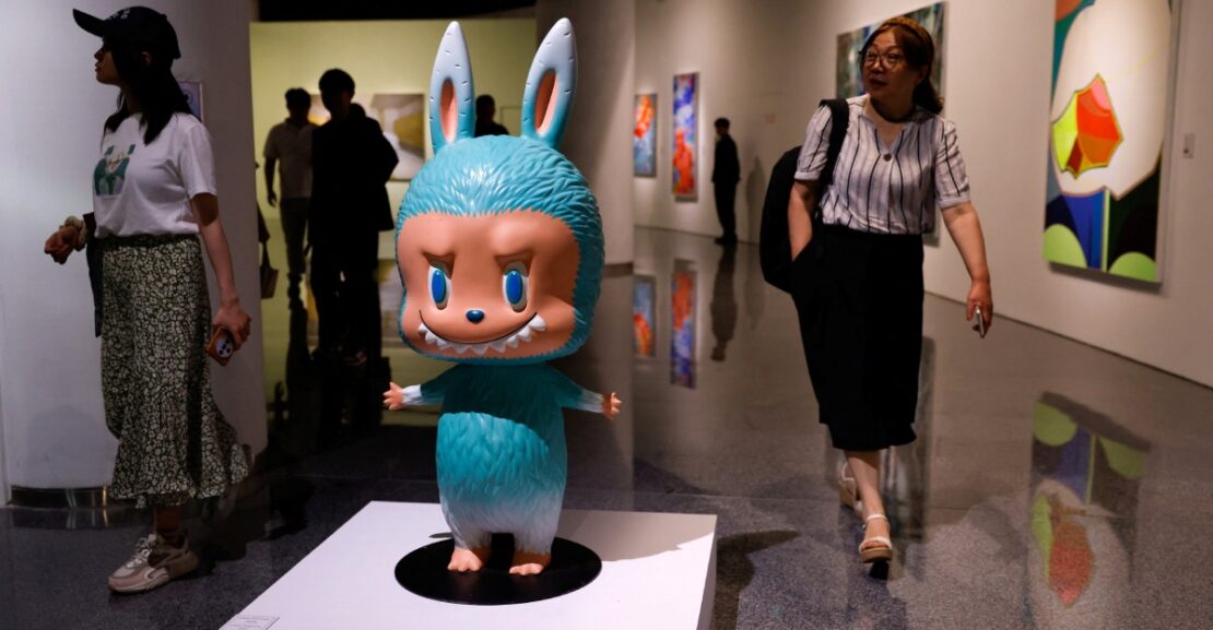 Labubu human-sized figure sells for over $193k at Beijing auction, World News