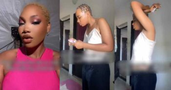 Lady experiences sevɘre pa!n after risk!ng Kiko hairstyle on short natural hair (VIDEO)