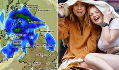 UK weather maps show huge 400-mile rain bomb hitting 12 cities after 35C scorcher