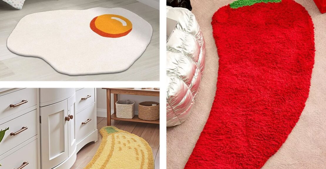 8 Fun Food-Shaped Rugs That Bring a Touch of Whimsy to Your Kitchen