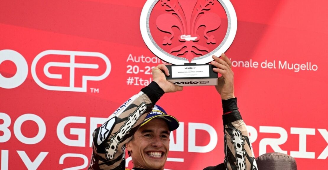 MotoGP Italian GP: Marc Marquez sees off early challenge for dominant win