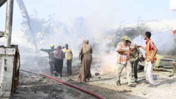 At least three killed after AU military helicopter crashes in Somalia’s Mogadishu airport