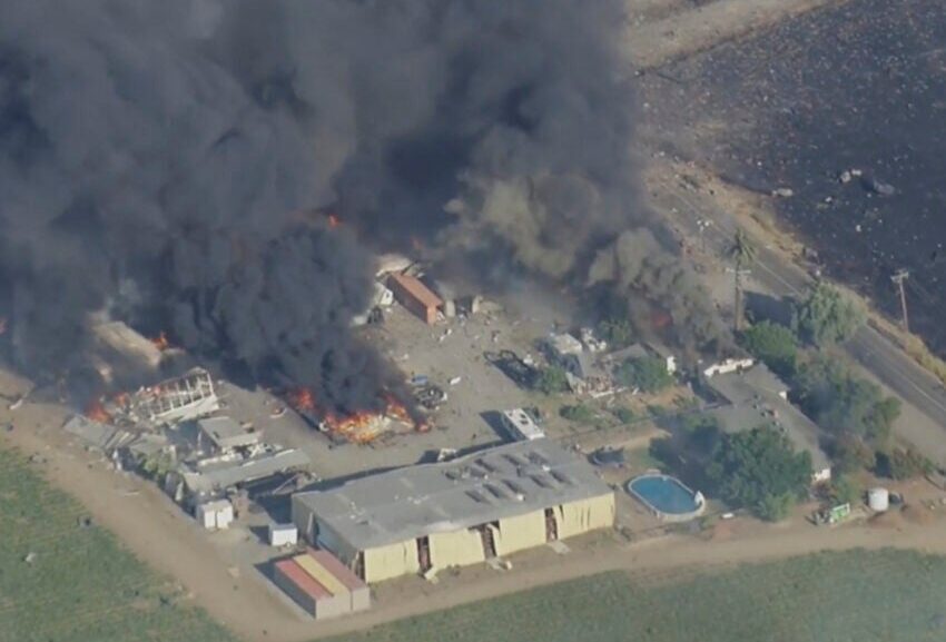 7 missing after massive explosion at California fireworks warehouse