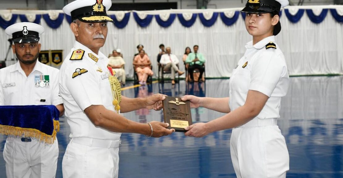 Sub Lt Aastha Poonia is the first woman fighter pilot of Naval Aviation