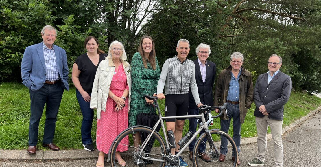 Patrick uses pedal power to take on 3,000km challenge