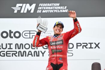 MotoGP: Magnificent Marquez reigns in Germany as podium contenders crash