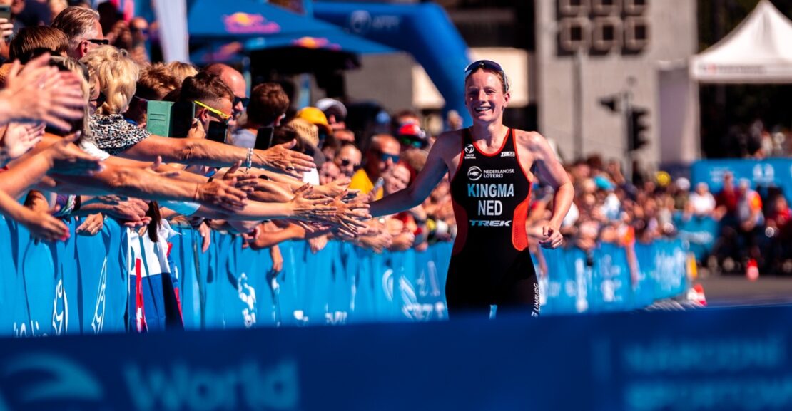 Olympic triathlete Maya Kingma back on the bike after heart-breaking early exit from Giro d’Italia