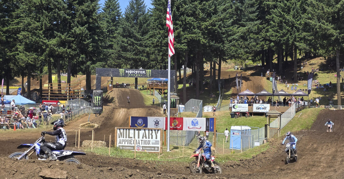 Washougal MX Park welcomes National and salutes military veterans as well