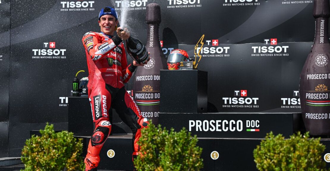 MotoGP: Marc Marquez fends off Bezzecchi to make Ducati history