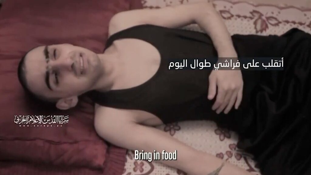 New clip shows sickly thin Israeli hostage Rom Braslavski warning he’s on ‘verge of death’