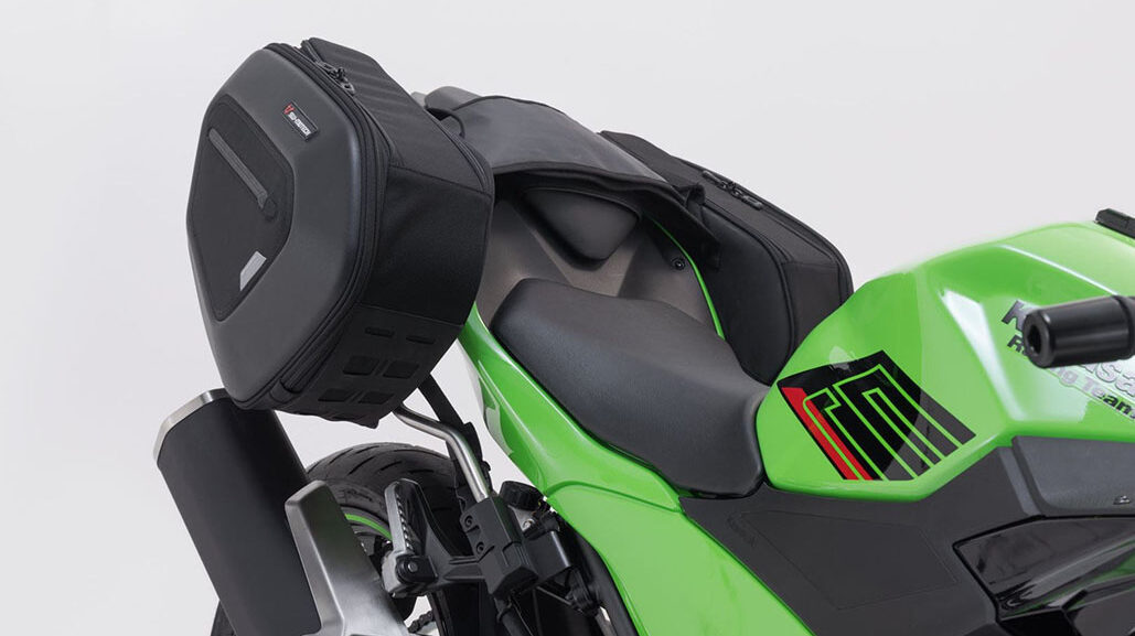 New SW-Motech PRO BLAZE Pannier system for Kawasaki Ninja 500