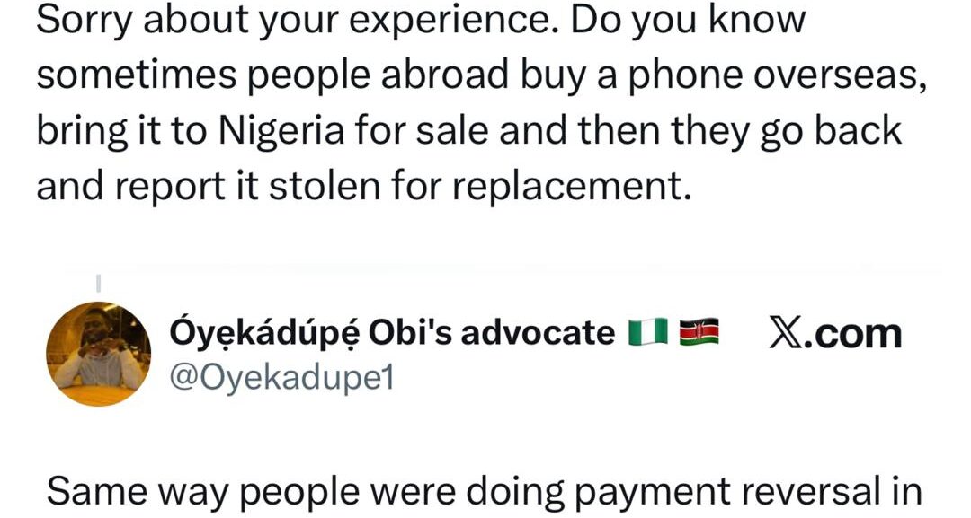 Nigerian man shares encounter he and his wife had after visiting a UK Apple store with âstolenâ iphone bought in Nigeria