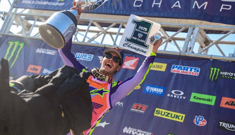 Jett Lawrence Clinches 2025 450 Pro Motocross Title at Unadilla National