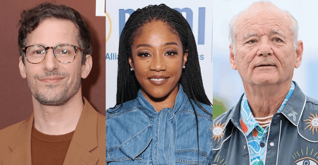 Andy Samberg Recalls Seeing Tiffany Haddish and Bill Murray “Freaking Like Junior High Students” at Golden Globes Party