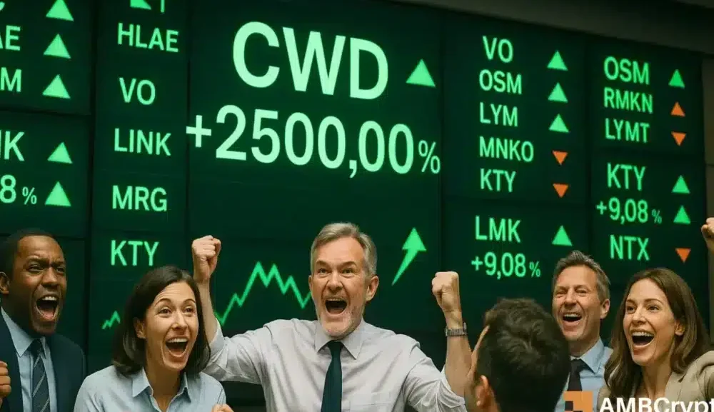 CWD stock rockets 2,500%! Nasdaq firm Caliber launches LINK digital asset treasury