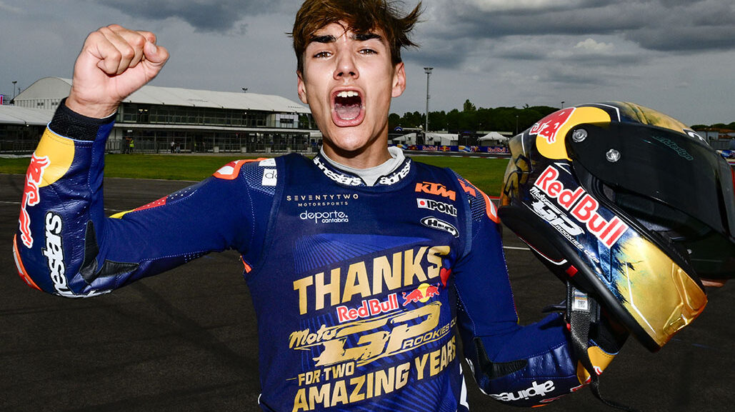Brian Uriarte takes stunning Misano Race win and Red Bull Rookies Cup 2025