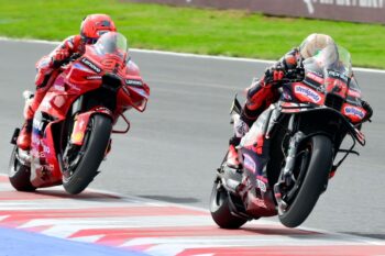 How Marc Marquez pressure forced Marco Bezzecchi into race-losing error in Misano MotoGP