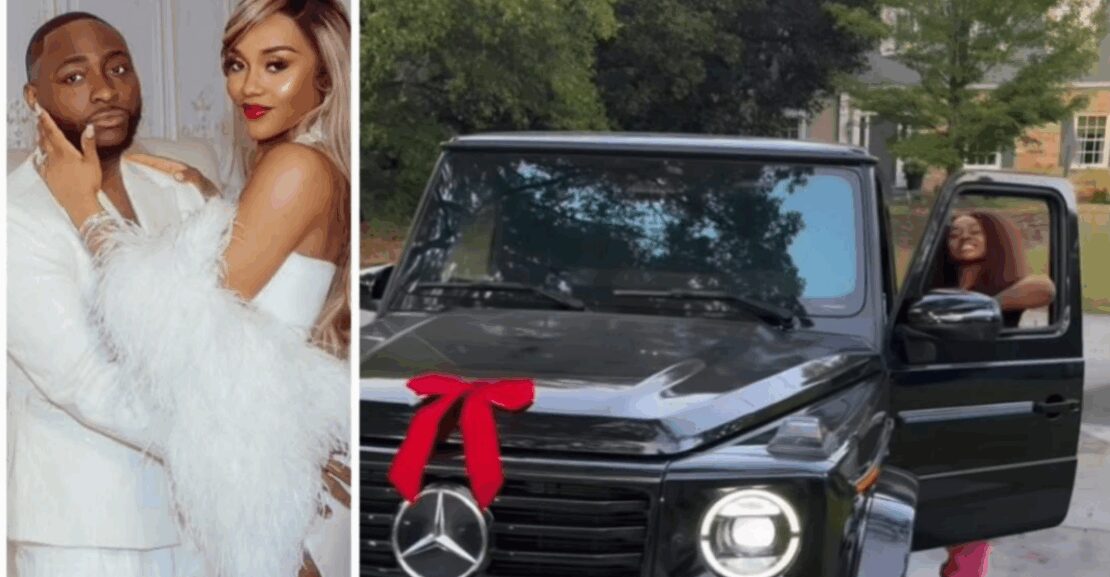 “Only the best for my lady” – Davido says as he surprises his wife, Chioma, with a brand-new 2025 Mercedes-Benz G580