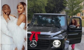 “Only the best for my lady” – Davido says as he surprises his wife, Chioma, with a brand-new 2025 Mercedes-Benz G580