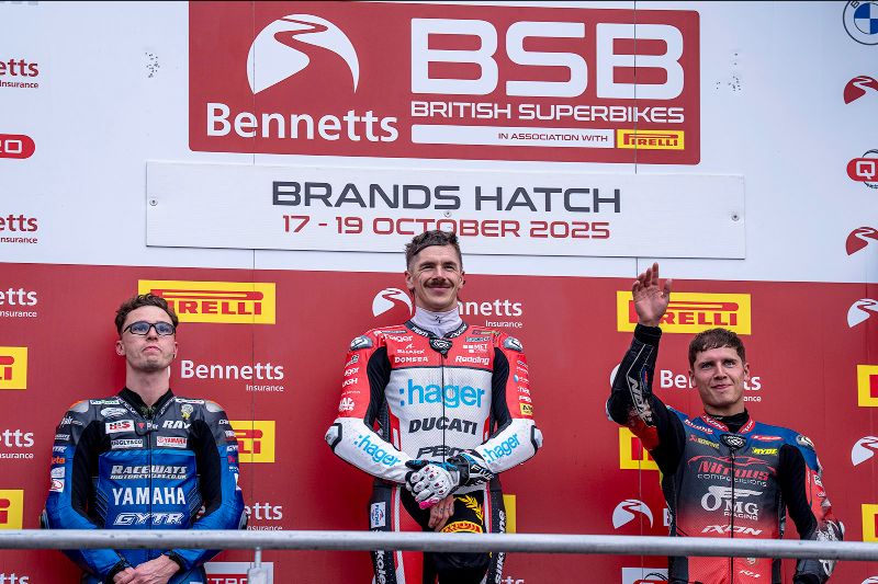 British Superbikes: Redding wins as title fight between Ryde and Ray goes down to the wire