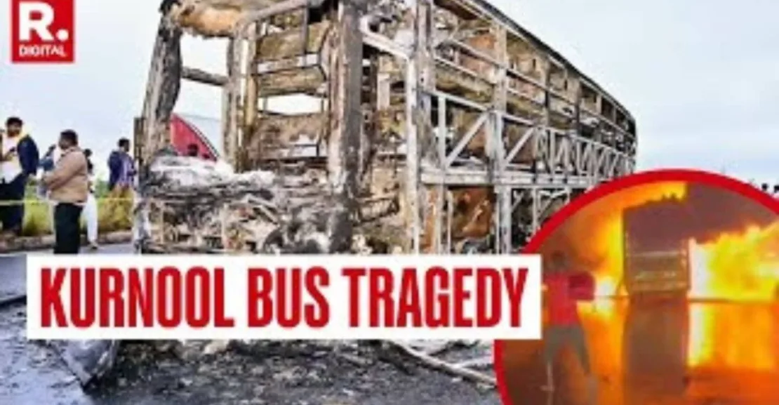 Kurnool Bus Tragedy: 20 Dead, Govt Announces Rs 5 Lakh Ex-Gratia for Victims’ Families
