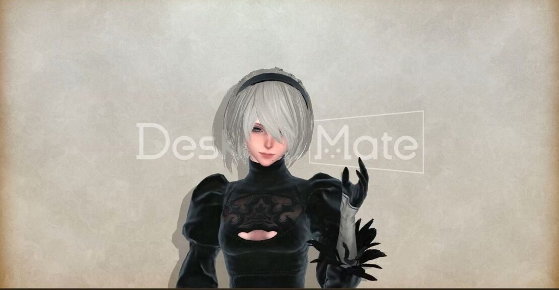 Humanity ascends as the latest Nier: Automata collab has 2B sit on your desktop in DLC for a Steam app that thousands of people use every second