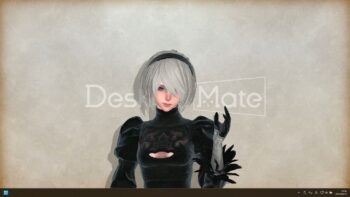 Humanity ascends as the latest Nier: Automata collab has 2B sit on your desktop in DLC for a Steam app that thousands of people use every second