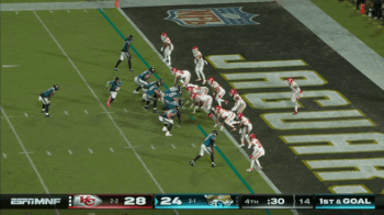 Trevor Lawrence falls down and takes it himself for the TD!