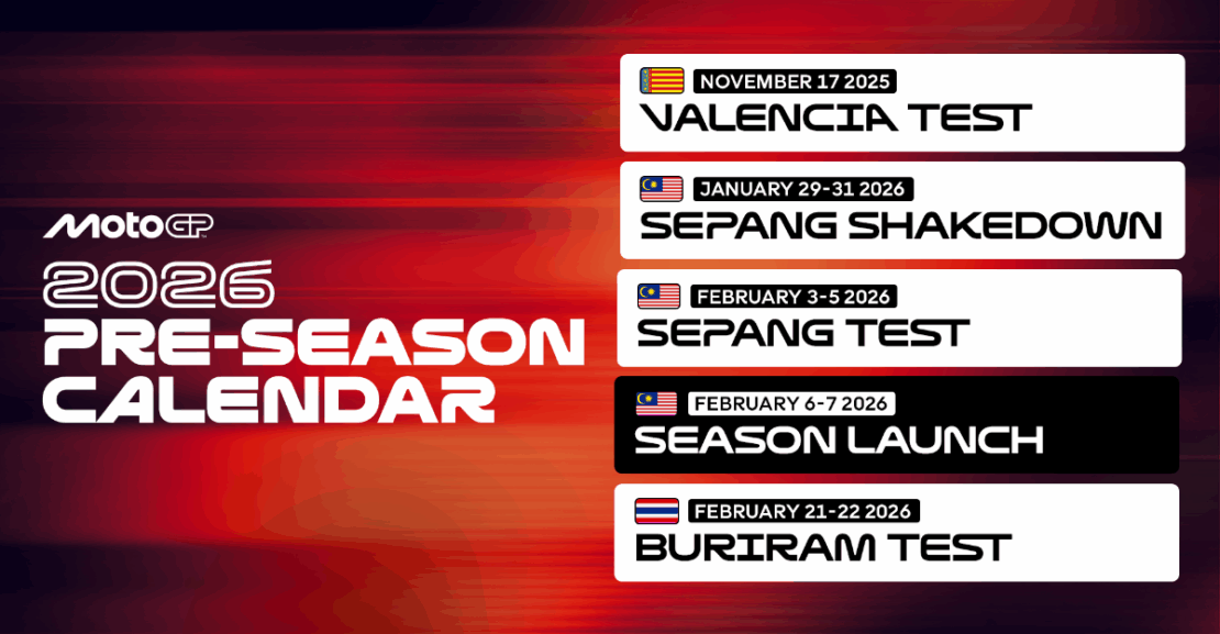Hello 2026: MotoGP pre-season dates confirmed