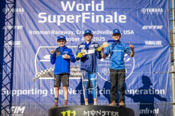 YZ BLU CRU World Superfinale Makes U.S. Debut at the 2025 Monster Energy FIM MXON