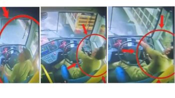 Bengaluru bus driver suffers seizure mid-route, loses control near Chinnaswamy Stadium, watch chilling video of crash