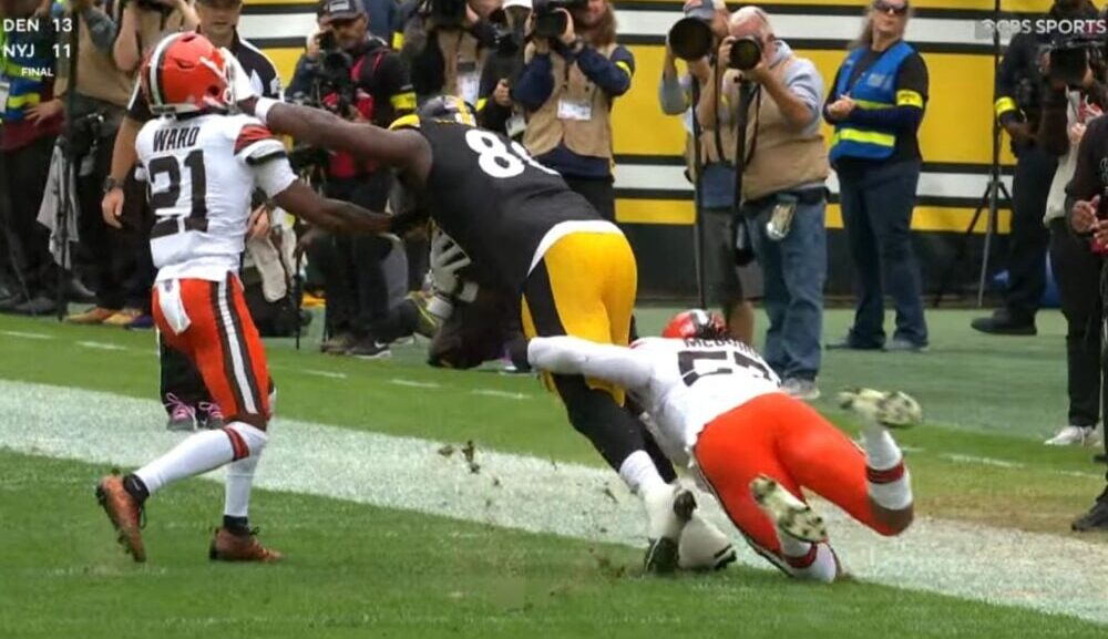 Film Room: Darnell Washington Rumbles Over The Cleveland Browns