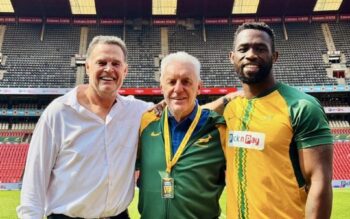 ‘Don’t raise his BP’: Bafana coach Hugo Broos’ top of the table dance goes viral (video)