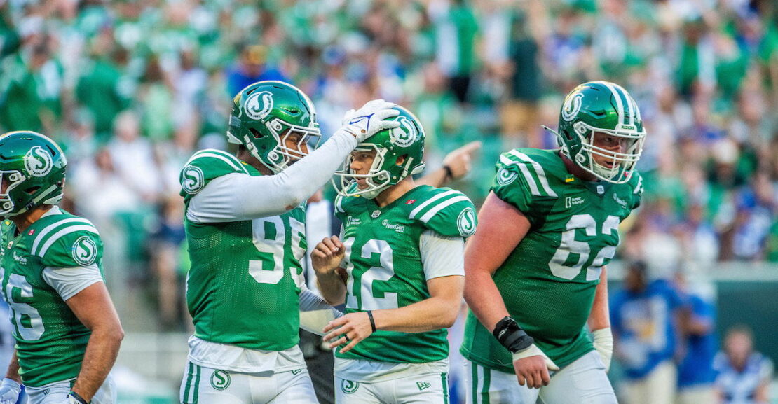 Healthy Saskatchewan Roughriders reinsert eight starters, kicker Brett Lauther for West Final