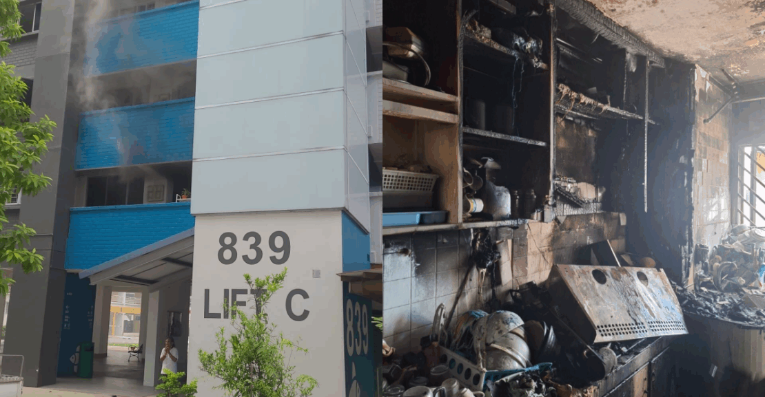 Fire breaks out in Yishun flat, 1 taken to hospital, Singapore News