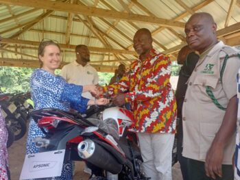 Nature Conservation Research Centre supports Kakum National Park with patrol equipment