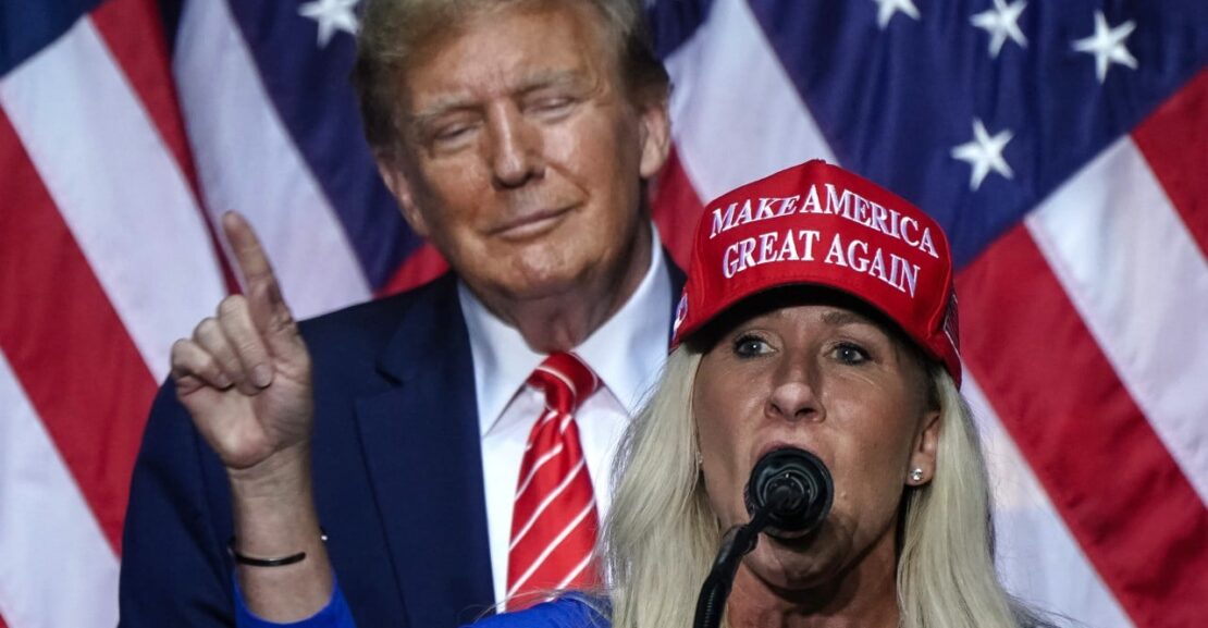 Maga lawmaker Marjorie Taylor Greene says Trump is putting her life in danger