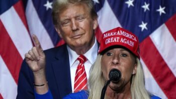Maga lawmaker Marjorie Taylor Greene says Trump is putting her life in danger