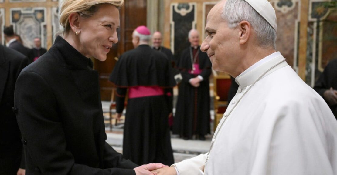 Pope hosts Hollywood stars at Vatican, laments decline in cinema-going